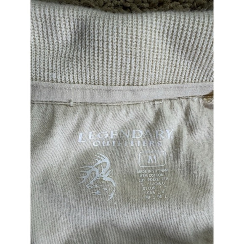 Legendary Outfitters Outdoor Dress Women Medium Beige 1/4 Zip Pockets Utility - Picture 2 of 6